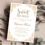 金ゴールド華美縁ど白Sweet sixteen16誕生日 招待状<br><div class="desc">金ゴールド華美縁ど白Sweet sixteen16誕生日</div>