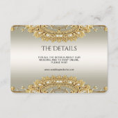 金ゴールド華美詳細エンクロージャカード エンクロージャーカード (正面)