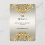 金ゴールド華美詳細エンクロージャカード エンクロージャーカード (正面)