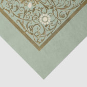 金ゴールド華美（紋章の）フラ・ダ・リの切り離しフランスの 薄葉紙 (詳細)