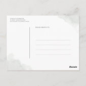 金ゴールド葉の緑の日を保存 ポストカード (裏面)