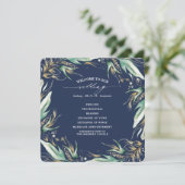 金ゴールド葉スグリーナリーネイビーブルー結婚ズ プログラム (スタンド正面)