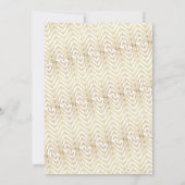 金ゴールド葉ス・イスラム教結婚派 招待状 (裏面)