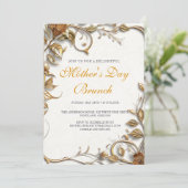 金ゴールド葉ズマザーズデイブランチ 招待状 (スタンド正面)