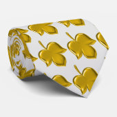 金ゴールド葉ネクタイ ネクタイ (ロール)