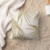 金ゴールド葉パームドリーム#1 #tropical クッション (ブランケット)