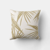金ゴールド葉パームドリーム#1 #tropical クッション (裏面)