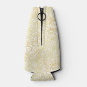 金ゴールド葉フローラパターン ボトルクーラー (裏面)