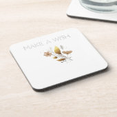 金ゴールド葉フローラミニマル術 コースター (左側)