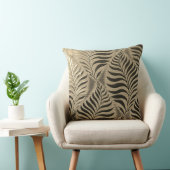 金ゴールド葉モチーフ クッション (椅子)