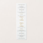 金ゴールド葉効果レセプションメニュー (外部フラット)