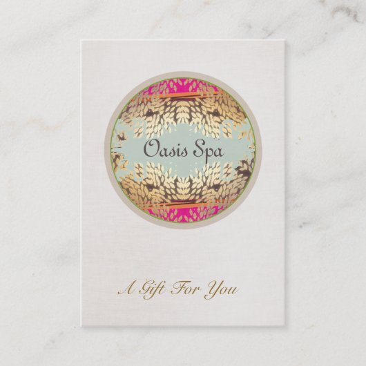 金ゴールド葉美しいサロン及びスパギフト券 割引カード