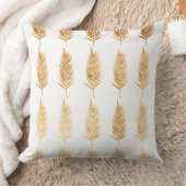 金ゴールド葉装飾用クッション クッション (ブランケット)