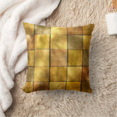 金ゴールド葉 クッション (ブランケット)