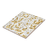 金ゴールド葉 タイル (側面)