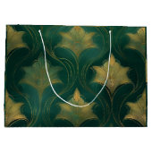 金ゴールド葉 ラージペーパーバッグ (裏面)