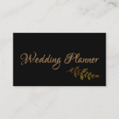 金ゴールド葉 名刺 (正面)