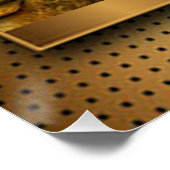 金ゴールド蓮花仏 ポスター (コーナー)