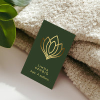 金ゴールド蓮 |緑 | wellness massage yoga