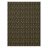 金ゴールド蜂オンブラック  テーブルクロス (正面)