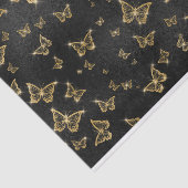 金ゴールド蝶で黒 薄葉紙 (詳細)