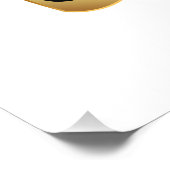 金ゴールド蝶と黒の蘭 フォトプリント            (角)