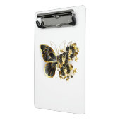 金ゴールド蝶と黒の蘭 ミニクリップボード (アングル2)