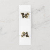 金ゴールド蝶と黒の蘭 ロイヤリティカード (外部開封)