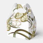 金ゴールド蝶フローラの好意ボックス フェイバーボックス (裏面サイド)