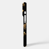 金ゴールド蝶ブラック Case-Mate iPhoneケース (裏面 / 左)