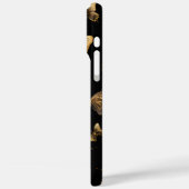 金ゴールド蝶ブラック Case-Mate iPhoneケース (裏面 / 左)