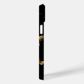 金ゴールド蝶ブラック Case-Mate iPhoneケース (裏面 / 右)