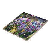 金ゴールド蝶 タイル (側面)