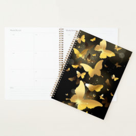 金ゴールド蝶 プランナー手帳
