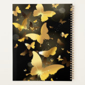 金ゴールド蝶 プランナー手帳 (裏面)