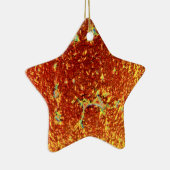 金ゴールド融着ガラス セラミックオーナメント (右)