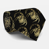 金ゴールド蠍座スコーピオンティ ネクタイ (ロール)
