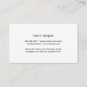 金ゴールド表現（ばちゃばちゃ）跳ねる 名刺 (裏面)