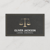 金ゴールド裁はかりで測判 |黒い壁のテクスチャ 名刺 (正面)