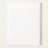 金ゴールド裁縫はさみ&シャビーシックフローラバラ プランナー手帳 (裏面)