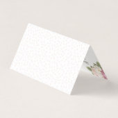 金ゴールド裁縫ハサミ&シャビーシックサンキューカード (裏面)