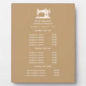 金ゴールド裁縫マシンのSeamstress Beige価格 フォトプラーク (正面)