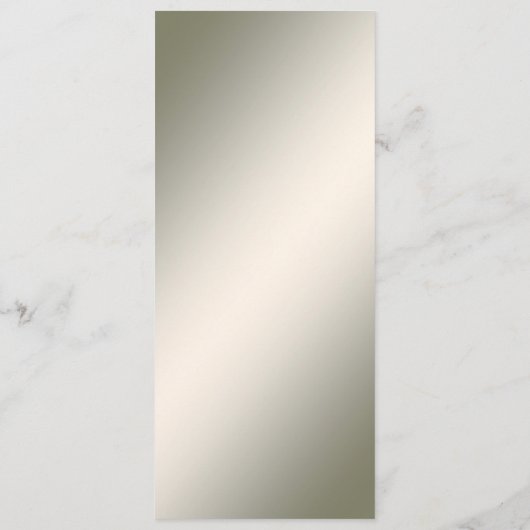 金ゴールド装飾フローラ結婚のメニュー メニュー (裏面)