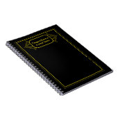 金ゴールド装飾用フレーム ノートブック (右側)