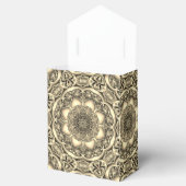 金ゴールド装飾用ホリデーギフトボックス フェイバーボックス (オープン)