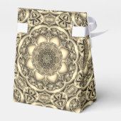 金ゴールド装飾用ホリデーギフトボックス フェイバーボックス (裏面サイド)