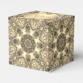 金ゴールド装飾用ホリデーギフトボックス フェイバーボックス (裏面サイド)