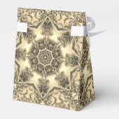 金ゴールド装飾用ホリデーギフトボックス フェイバーボックス (裏面サイド)