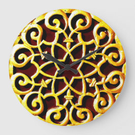 金ゴールド装飾 ラージ壁時計