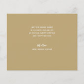 金ゴールド複数フォトハッピーホリデーズバジェットカード (裏面)